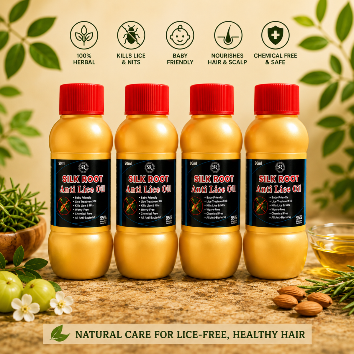 Silk Root Anti Lice Oil