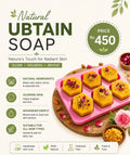 Silk Root Natural Ubtan Soap – Traditional Herbal Glow Soap