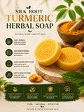 Silk Root Turmeric Herbal Soap – Brightening & Nourishing Beauty Bar