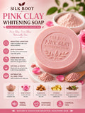 Silk Root Pink Clay Soap – Purifying & Glow Beauty Bar