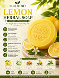 Silk Root Lemon Herbal Soap – Refreshing & Brightening Beauty Bar