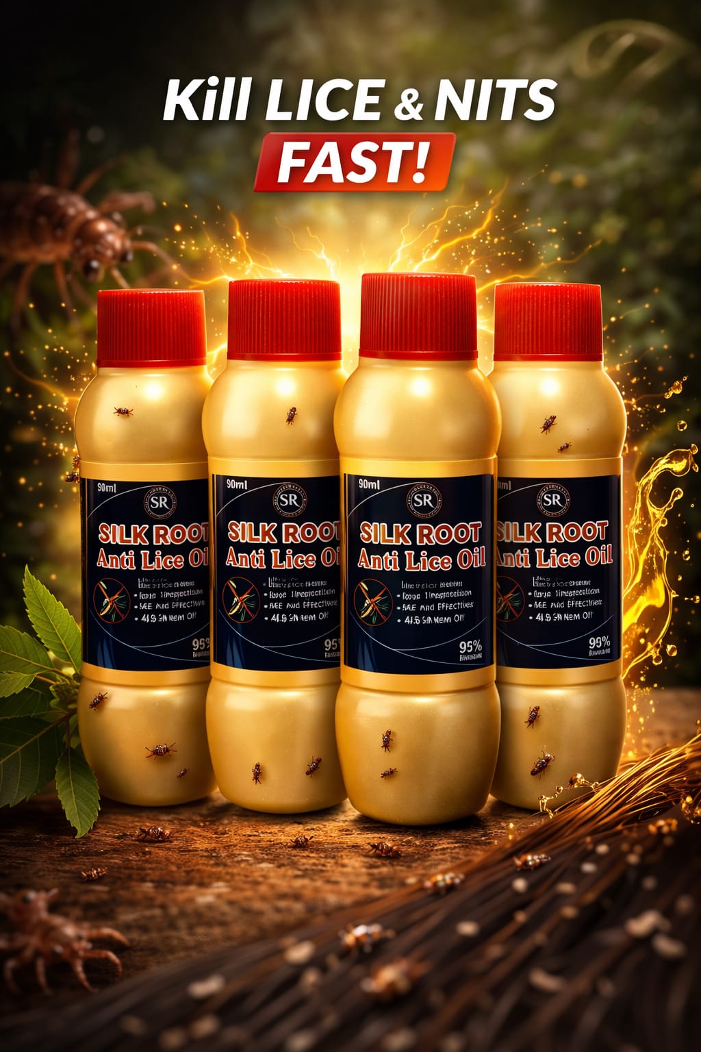 Silk Root Anti Lice Oil